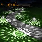 10 Pack Ultra Bright Solar Lights Outdoor Waterproof, from Dusk to Dawn Up to 12H Solar Lights for Outside, Auto On/Off Solar Powered Garden Pathway Lights, Landscape Lighting (Cold White, 10Pack)