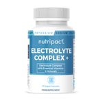 Nutripact Electrolyte & Hydration Capsules 16-in-1 Complex - Added Vitamins & Minerals - Keto, Fasting & Running Electrolytes -Zero Calories & Sugar Free - 90 Vegan Capsules (not Tablets) - UK