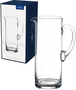 Villeroy & Boch - Entree Glaskrug Klar, Spülmaschinenfest, Karaffe, Glaskaraffe, Wasserkaraffe, Krug, Nachttisch Glaskaraffe, Transparente Kanne, Kanne Transparent, Kristallglas