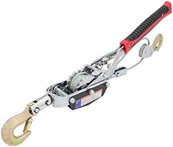 MichaelPro MP009089 4-Ton Power Hand Winch Puller | Double Gear Winch Puller for Automotive, Construction, Farm, Ranch, Fences Uses