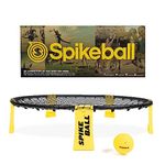 Spikeball Game Set - Played Outdoors, Indoors, Lawn, Yard, Beach, Tailgate, Park - Includes 1 Ball, Drawstring Bag, and Rule Book - Game for Boys, Girls, Teens, Adults, Family