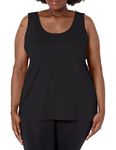 Just My Size Women's Plus-Size Cooldri Tank, Black, 4X