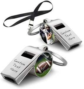 KBPTM Personalized Coach Whistle - Custom Whistle with Photo/Text, Personalized Gift for Coach Referee Teacher Sports Lover (Personalized Whistle)