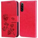 Phone Case for Sony Xperia 10 V Premium Leather Wallet Full Cover with Card Slots and Kickstand,Flip Protective Case for Sony Xperia 10 V