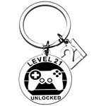 Shoppawhile 21st Birthday Gifts for Her Keepsake 21st Birthday Gifts for Men 21st Birthday Gifts for Son Friend Gamer Gifts 21st Birthday Keyring