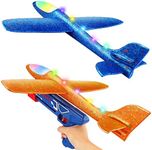 2 Pack Flying Airplane Toys with La