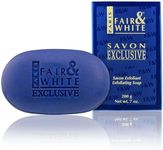 Fair & White Exclusive Exfoliating Soap, 200g / 7oz - Moisturizing Bar Soap Highly Effective For Face and Body