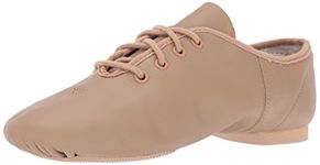 Capezio Women's E Series Jazz Oxford,Caramel,8 W US