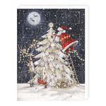 Traditional Advent Calendar - Santa Up a Christmas Tree - No Chocolate