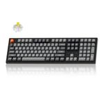 Keychron K10 Max Wireless Custom Mechanical Keyboard, QMK 2.4 GHz Bluetooth Full-Size with Hot-swappable Keychron Super Banana Early Tactile Switch Compatible with Mac Windows Linux (RGB Backlit)