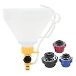 Spill Proof Radiator Coolant Filling Funnel Kit Radiator Spill Free Funnel Auto Coolant Flush Kit No Spill Funnel Radiator Funnel Fill Kit Spill Proof Coolant Flush Set