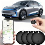 GPS Tracker Tag for Vehicles Work with Apple Find My (iOS only), Car Tracker No Monthly Fee or Subscription, Global Coverage Mini Air Tracker Device for Kid Dog Cat Luggage Bike
