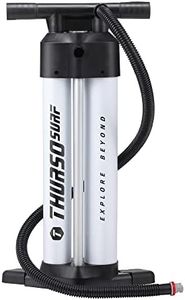 THURSO SURF Paddle Board Pump Dual Chamber SUP Replacement Hand Pump for Inflatables Triple Action Inflation Deflation Lightweight Portable Max 29 psi