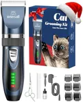 oneisall Cat Clippers for Matted Hair, Quiet Cat Shaver for Long Hair, Cordless Cat Hair Trimmer for Grooming, 2 Speed Pet Shaver Cat Grooming Kit for Cats Small Dogs Animals (Blue)