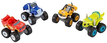 Fisher-Price Nickelodeon Plastic Blaze and The Monster Machines and Friends Set (Multicolour)
