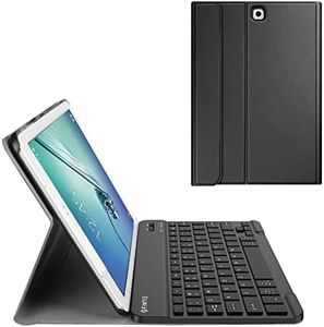 Fintie Keyboard Case for Samsung Galaxy Tab S2 9.7 - Slim Fit Stand Cover with Magnetically Detachable Wireless Bluetooth Keyboard for Samsung Galaxy Tab S2 9.7-inch Tablet, Black