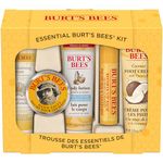 Burt's Bees Essential Gift Set, Lip Balm, Hand Salve, Body Lotion, Foot Cream & Face Cleanser, 5 Travel Size Products, Packaging & Product Graphics May Vary