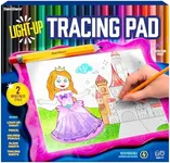 Light Up Tracing Pad for Kids - Arts & Crafts Art Writing Drawing Tracer Board, Craft Kit for Girls & Boys Ages 6-12 - Birthday Toys Gift Ideas for Girl or Boy 6+ Year Old Best Gift Toy - 6 7 8 9 10