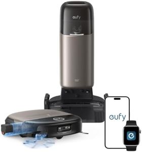 eufy Robot Vacuum Omni S2 and Mop Combo, 99.99% Germ Removal, HydroJet™ 2.0 Always Self-Cleaning Roller Mop, 30,000 Pa Fade-Free Suction, 5-Layer Filtration, 68-Days Self Emptying, Fragrance Diffuser
