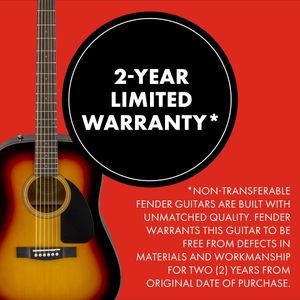 Fender CD-60 Acoustic Guitar – Sunburst Finish