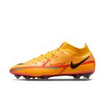 Nike Unisex Phantom Gt2 Dynamic Fit Elite Fg Firm-Ground Soccer Cleat, Laser Orange Black Total Orange, 9 UK