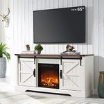 OKD Farmhouse Electric TV Stand for