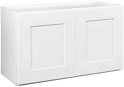 Design House 561662 Brookings Unassembled Shaker Wall Kitchen Cabinet W3018 30x18x12, White