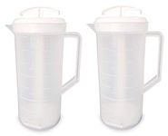 The Original McSir Mixing Pitcher - White, Set of 2