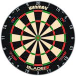 WINMAU Darts Blade 6 Triple Core Carbon Professional PDC Dartboard with Official tournament specifications | Endorsed by the PDC