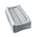 Rubbermaid FG267360Grey Slim Jim Swing Lid Grey, 20.5" x 4.488" x 4.488"