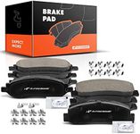 A-Premium Front & Rear Disc Brake Pads Set Compatible with Ford F-250 Super Duty F-350 Super Duty 2005 2006 2007