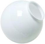 Beam Lighting 6-inch White Acrylic Replacement Globe - Cover for Ceiling, Wall Fixtures, Lamp Posts, or Streetlights