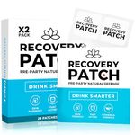 Party Treats Patches 56 Pack (Two 28 Packs) - Wake Up Refreshed & Energized with Our 100% Natural Ingredients Party Patch - Skin-Friendly & Waterproof - Enhanced Morning Formula