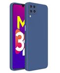 Winble Back Cover for Samsung Galaxy M32 (Silicone | Blue)