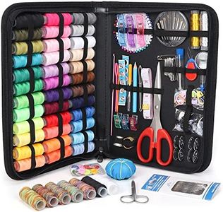 Large Sewing Kit for Adults: YUANHANG Newly Upgraded 251 Pcs Premium Sewing Supplies Set - Complete Sew Kit of Needle and Thread for Beginners - Travel Emergency - Basic Home Hand Sewing Repair Kits