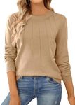 BLENCOT Women's Jumpers Casual Crew