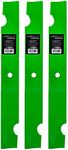 8TEN LawnRAZOR Blade Set for Bad Boy ZT60 CZT60 Elite 60" Deck 038-6060-00 (Notched High Lift) 3 Pack