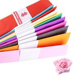 Crepe Paper, 10 Colors Packing Crepe Paper Rolls, 50X100CM Florist Crepe Paper for Crepe Paper Flowers Gift Wrapping Floral Artwork Malleable High Elasticity (10 Sheets)