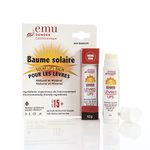 Emu Dundee | Solar lips balm | SPF 15+ | Natural and mineral | Helps prevent lips sunburn | Environmentally friendly ingredients | Handmade in Canada | NPN80069379 | 4.5g