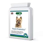 Pooch Probiotics 5 Strain 2 Billion cfu Probiotics for Dogs & Cats | Prebiotic & Digestive Enzymes | Supports Digestive Function | 120 Chicken Flavour Tablets