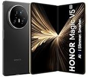 HONOR Magic V5 5G AI Foldable Phone, Sim Free, 8.8mm Folding Screen Smartphone, 5690mAh All-Day Battery, 16GB+512GB, Snapdragon® 8 Elite Mobile Platform,Eye Comfort Display, Dual SIM,Android 15, Black