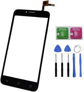 Ubrokeifixit Compatible Touch Panel Screen Glass Digitizer Replacement for Alcatel Tetra OT-5041c AT&T 5.0" 2018"(Without LCD) (Black)