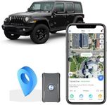 4G GPS Tracker for Vehicles, Car, Kids, Luggage, Car Tracker Device Hidden Tracking Devices with Strong Magnetic Luggag Tracker, Long Battery Life up to 12 Month, Subscription Needed, Cancel Anytime