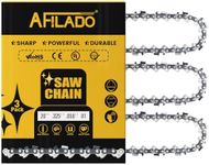 3 Pack 20 Inch Chainsaw Chain 81 Drive Links, .050" Gauge, .325" pitch, Semi-Chisel Chain Saw Chains for Husqvarna, Craftsman, Poulan, Greenworks and More Chainsaw Brands