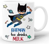 GiftZilla|Batman Avengers Marvel Superhero Cartoon Printed Mug Best Suitable Gift for Kids Brother Son Boys Mug for Gift 38