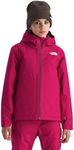 The North Face Girls' Freedom Insulated Jacket | Winter Coat, Water Repellent Finish, Helmet Compatible Hood & Secure Zip Hand Pockets, Lali Guran, Large