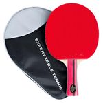 Expert Table Tennis Palio Master 3.0 Racket & Case - ITTF Approved (Wood , Multicolor)