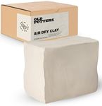 Old Potters Premium Air Dry Clay, White, 10 lbs, All Natural Modeling Clay.