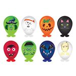 8 X Self Making Halloween Balloons Heads (assorted)