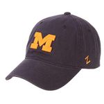 NCAA Zephyr Michigan Wolverines Mens Scholarship Relaxed Hat, Adjustable, Team Color